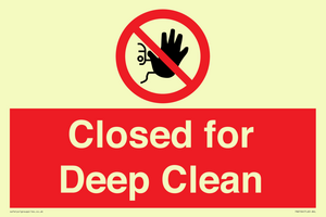 Closed for Deep Clean